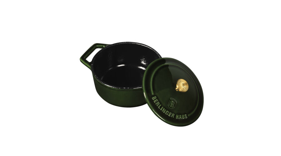 Berlinger Haus Emerald Collection �nt�ttvas mini faz�k fed�vel, 12 cm